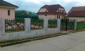 Kovaná brána Solčany KB07
