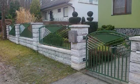 Kovová brána Jacovce KB02