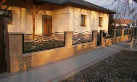 Kovová brána ludanice KB42